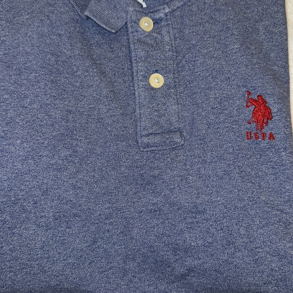 U.S. Polo Assn. Medium Shortsleeve Blue Polo - Picture 4 of 5